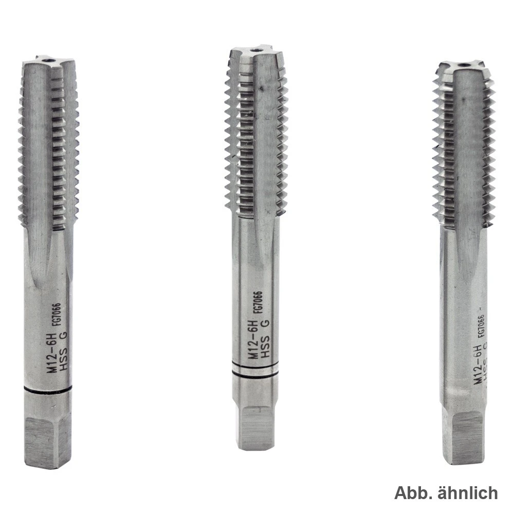 Hand-Gewindebohrersatz M4 3-teilig 3 Hand-Gewindebohrersatz M4 3-teilig