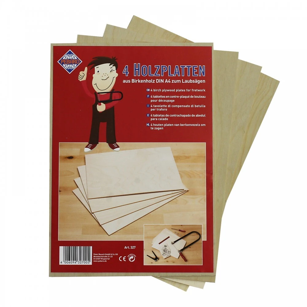 Birkensperrholz Platte 3mm 4 Stück 3 Birkensperrholz Platte 3mm 4 Stück
