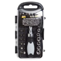 Steckschlüsselsatz 30-teilig Aus CV-Stahl