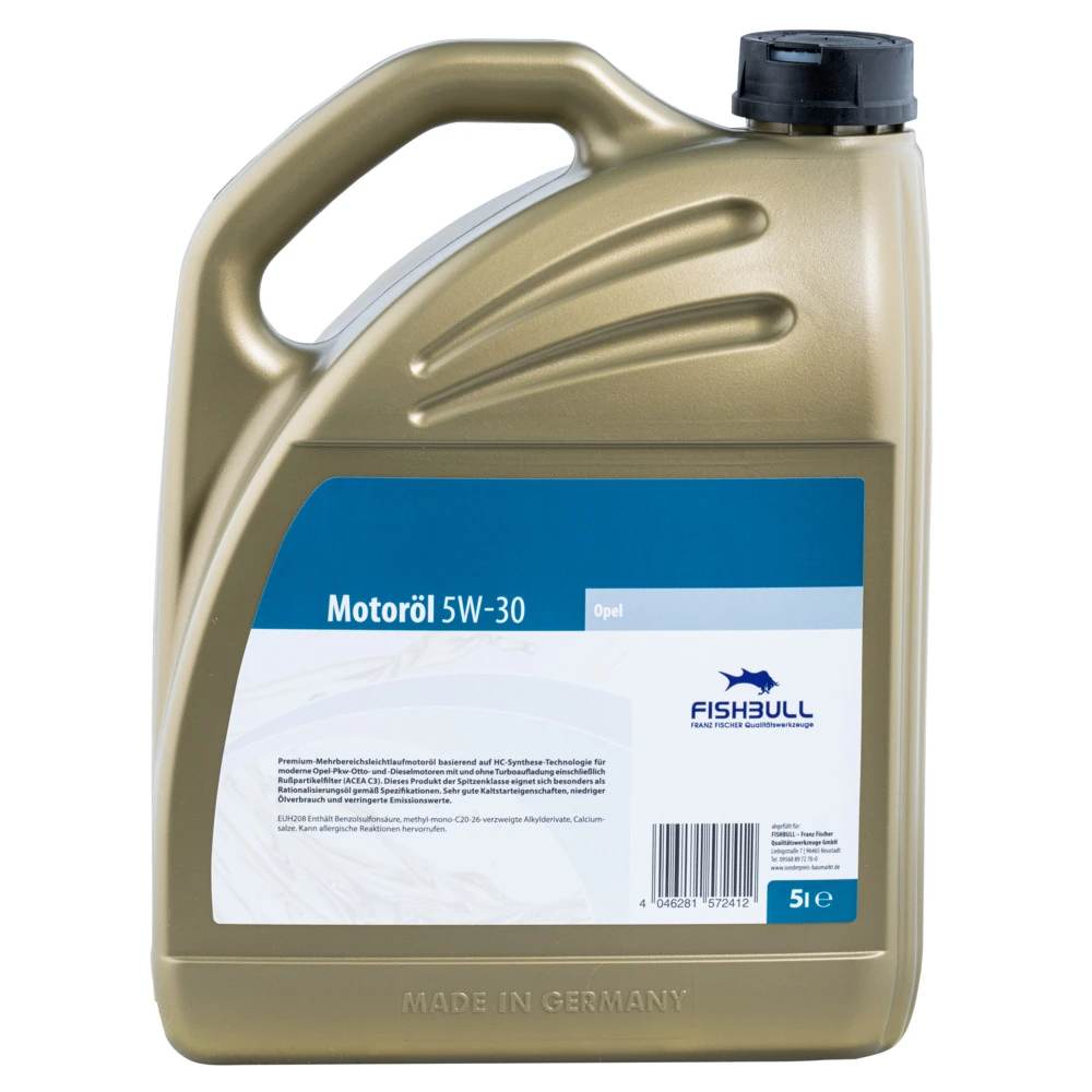 FISHBULL Motorenöl 5W-30 Opel 5 Liter 5 FISHBULL Motorenöl 5W-30 Opel 5 Liter – Bild 3