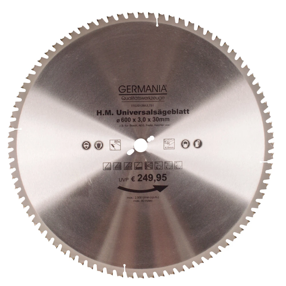 HM Multi-Sägeblatt 600 X 30 Mm 3 HM Multi-Sägeblatt 600 X 30 Mm