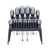 Schraubendreher Set 18-teilig Aus CRV-Stahl In Grau-Schwarz