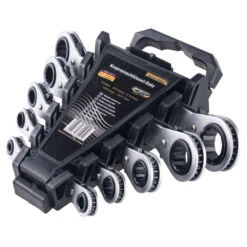 Knarren Schlüsselsatz 5tlg. Ringschlüsselsatz Umschaltbar