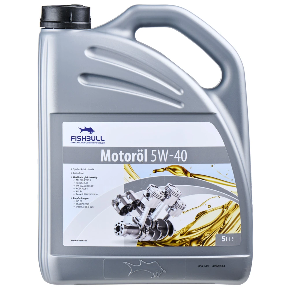 FISHBULL Motoröl 5W-40 5 Liter 4 FISHBULL Motoröl 5W-40 5 Liter – Bild 2