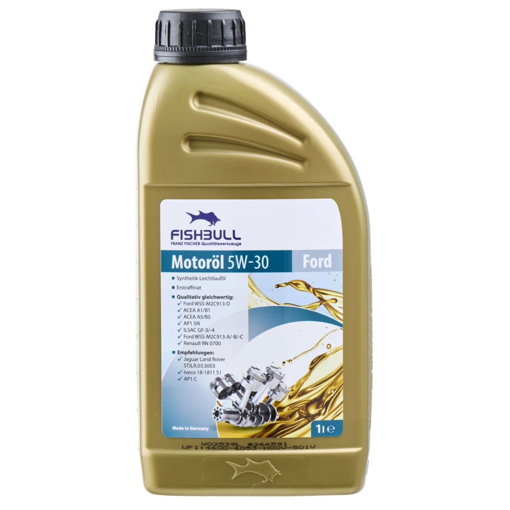 FISHBULL Synthetic Leichtlauföl 5W-30 1 Liter Für Ford 4 FISHBULL Synthetic Leichtlauföl 5W-30 1 Liter Für Ford – Bild 2
