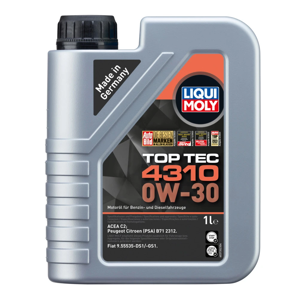 LIQUI MOLY Motoröl Top Tec 4310 0W-30 - 1 Liter 3 LIQUI MOLY Motoröl Top Tec 4310 0W-30 - 1 Liter