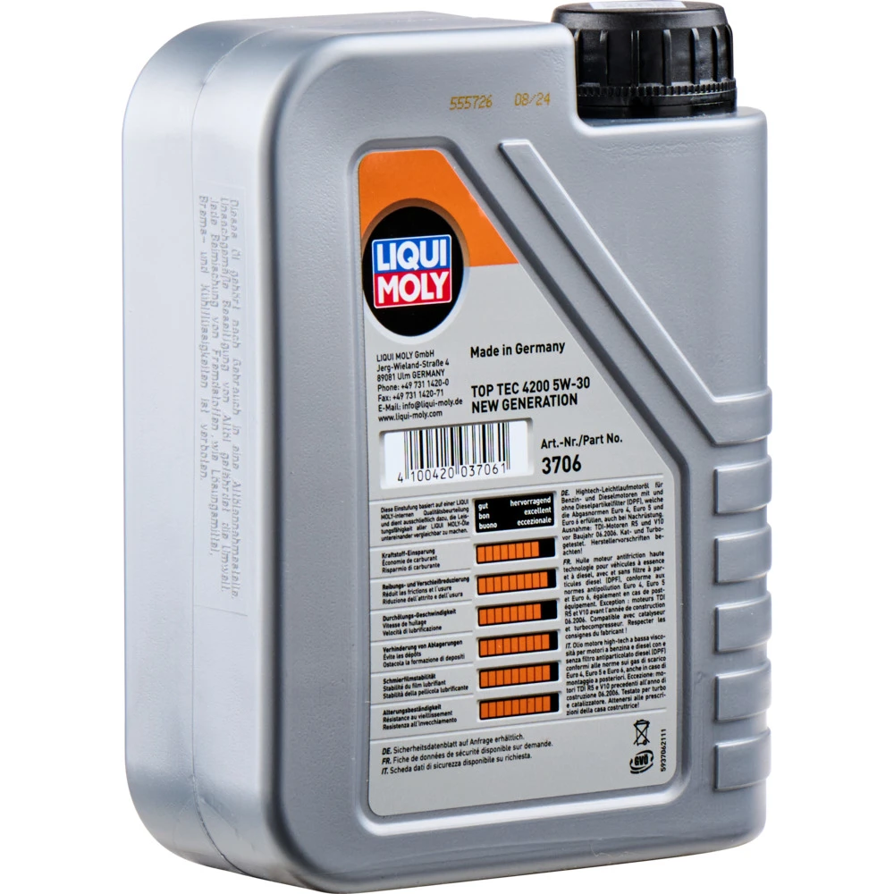 LIQUI MOLY 1 Liter Motorenöl Top Tec 4200 5W-30 5 LIQUI MOLY 1 Liter Motorenöl Top Tec 4200 5W-30 – Bild 3