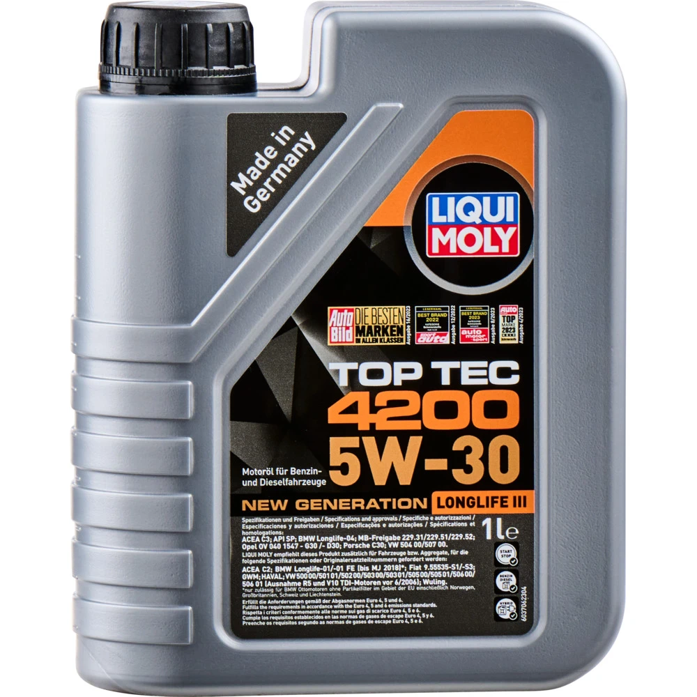 LIQUI MOLY 1 Liter Motorenöl Top Tec 4200 5W-30 4 LIQUI MOLY 1 Liter Motorenöl Top Tec 4200 5W-30 – Bild 2