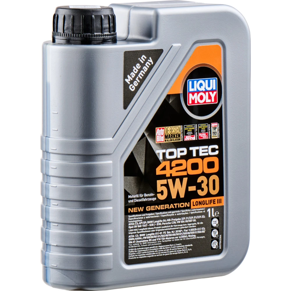 LIQUI MOLY 1 Liter Motorenöl Top Tec 4200 5W-30 3 LIQUI MOLY 1 Liter Motorenöl Top Tec 4200 5W-30