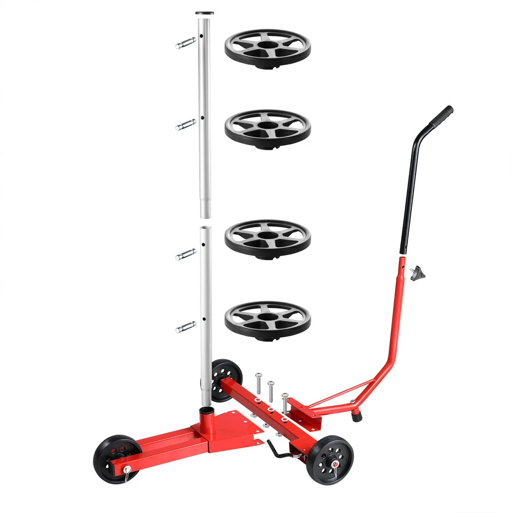 Monzana® Felgenbaum Alu Fahrbar 80 X 59 X 120 Cm 5 Monzana® Felgenbaum Alu Fahrbar 80 X 59 X 120 Cm – Bild 3