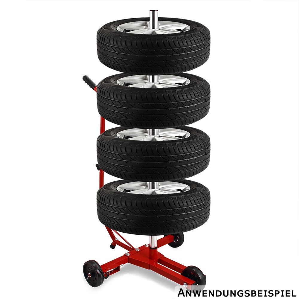 Monzana® Felgenbaum Alu Fahrbar 80 X 59 X 120 Cm 14 Monzana® Felgenbaum Alu Fahrbar 80 X 59 X 120 Cm – Bild 12