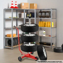 Monzana® Felgenbaum Alu Fahrbar 80 X 59 X 120 Cm 22 Monzana® Felgenbaum Alu Fahrbar 80 X 59 X 120 Cm -Werkzeuge Verkäufe 1158521