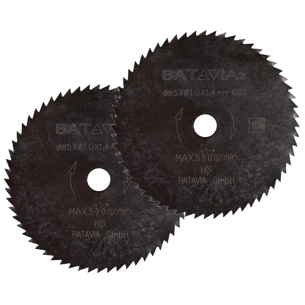Batavia HSS Sägeblätter 2 Stück 85 X 10 Mm 60 Zähne Für Maxx Saw Sägen 3 Batavia HSS Sägeblätter 2 Stück 85 X 10 Mm 60 Zähne Für Maxx Saw Sägen