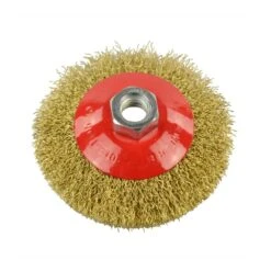 Scheibenbürste 100mm Gewellt Stahl Schleifbürste Winkelschleifer Rundbürste