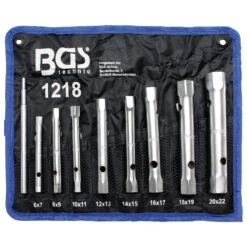 Rohrsteckschlüsselsatz 6x7-20x22 Mm 8-tlg.