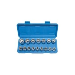 Steckschlüssel-Einsätze 1/2" 8-24mm 12-kant 16-teilig