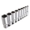 Steckschlüssel-Einsätze Tief 10-24 Mm 1/2" 9-tlg.