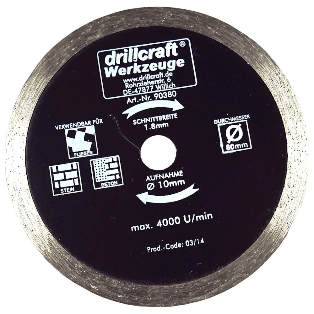Diamanttrennscheibe Mini 80 X 10 Mm 3 Diamanttrennscheibe Mini 80 X 10 Mm