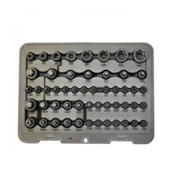 Normex Profi Steckschlüsseleinsätze Satz 52-teilig E-Profil TX Mit Bohrung TX-Plus